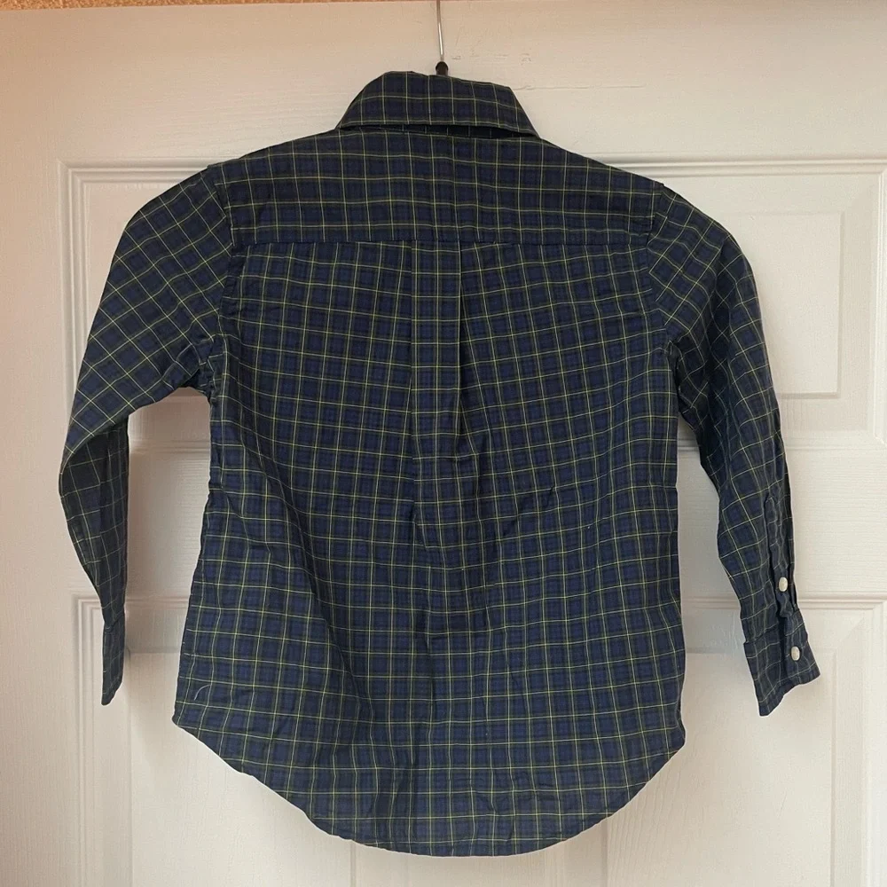 Ralph Lauren button up polo long sleeve dress shirt Boys size 4T